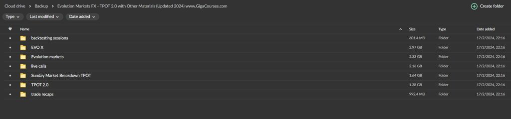 Evolution Markets FX – TPOT 2.0 with Other Materials (Updated 2024)