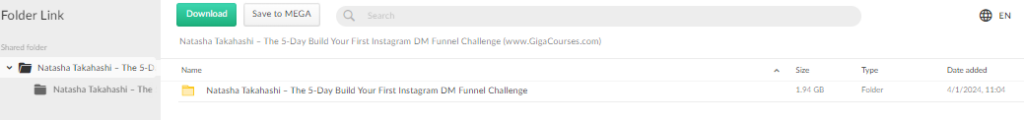 Natasha Takahashi – The 5-Day Build Your First Instagram DM Funnel Challenge