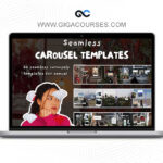 Animated Seamless Carousels Templates and Guides For Canva + Nostalgia edition
