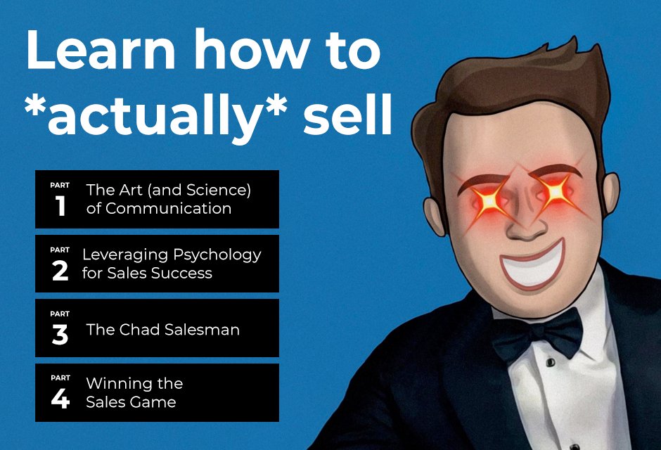 The Chad Salesman Course - BowTied SalesGuy