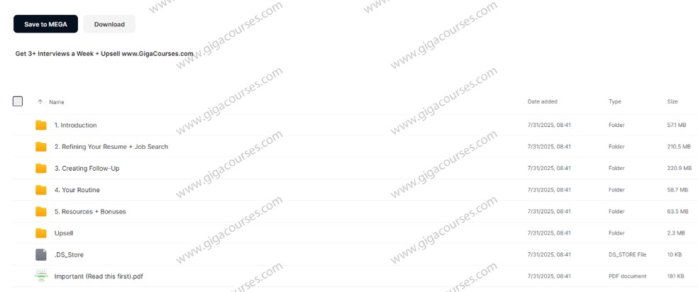 Get 3+ Interviews a Week + Upsell