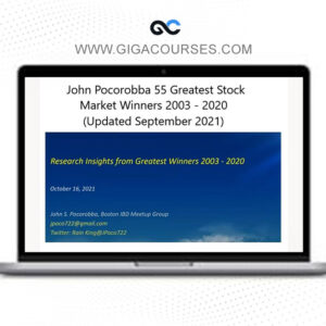 John Pocorobba - 55 Greatest Winners 2003-2020 Research Update Sept 2021