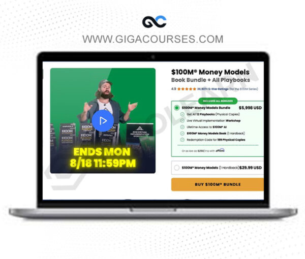 Alex Hormozi $100M® Money Models Book Bundle + All playbooks