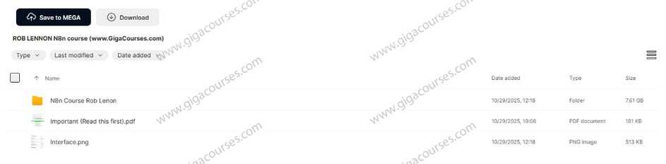 ROB LENNON N8n course