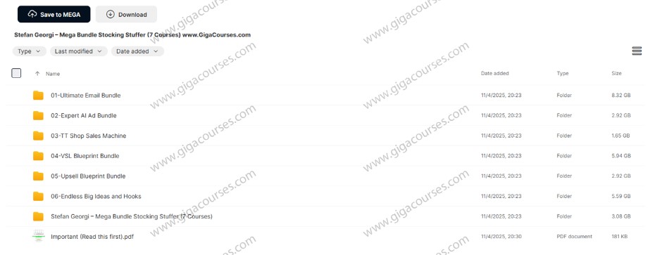 Stefan Georgi – Mega Bundle Stocking Stuffer (7 Courses)