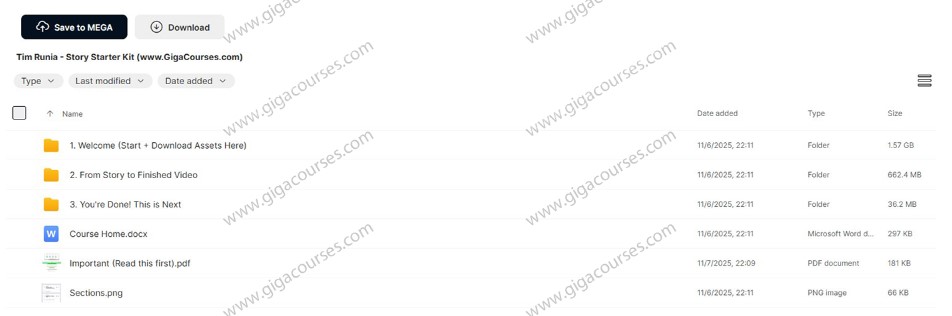 Tim Runia - Story Starter Kit