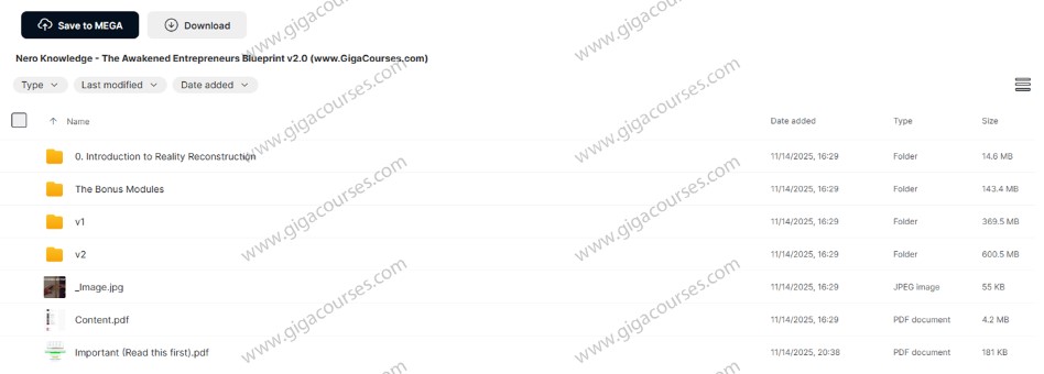 Nero Knowledge - The Awakened Entrepreneurs Blueprint v2.0