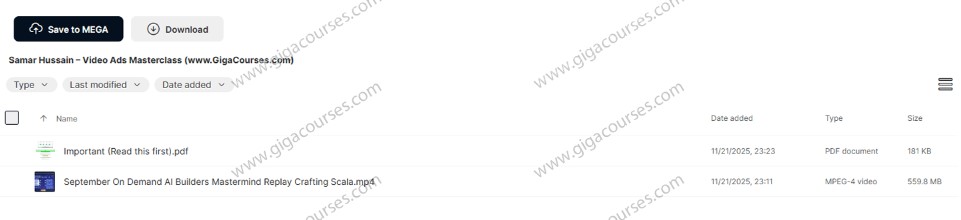 Samar Hussain – Video Ads Masterclass