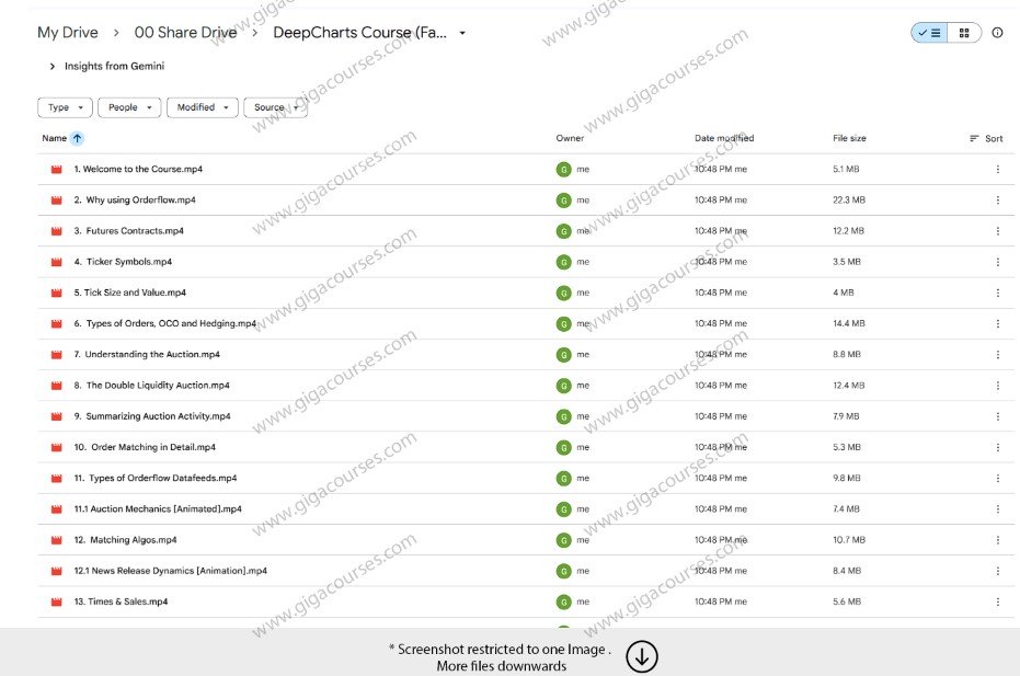 DeepCharts Course (Fabio & Andrea)- 2025