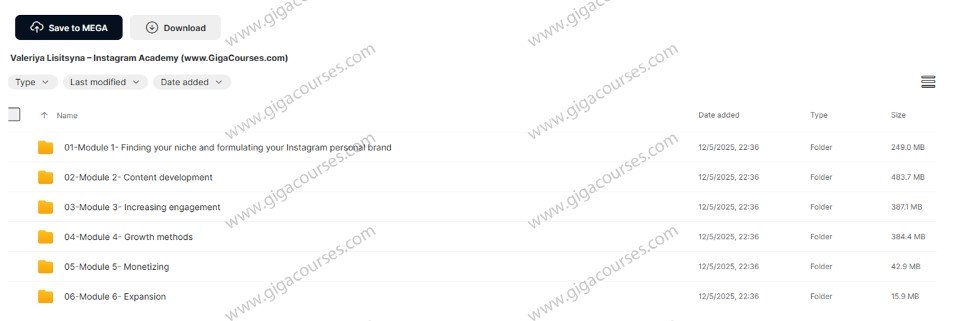 Valeriya Lisitsyna – Instagram Academy